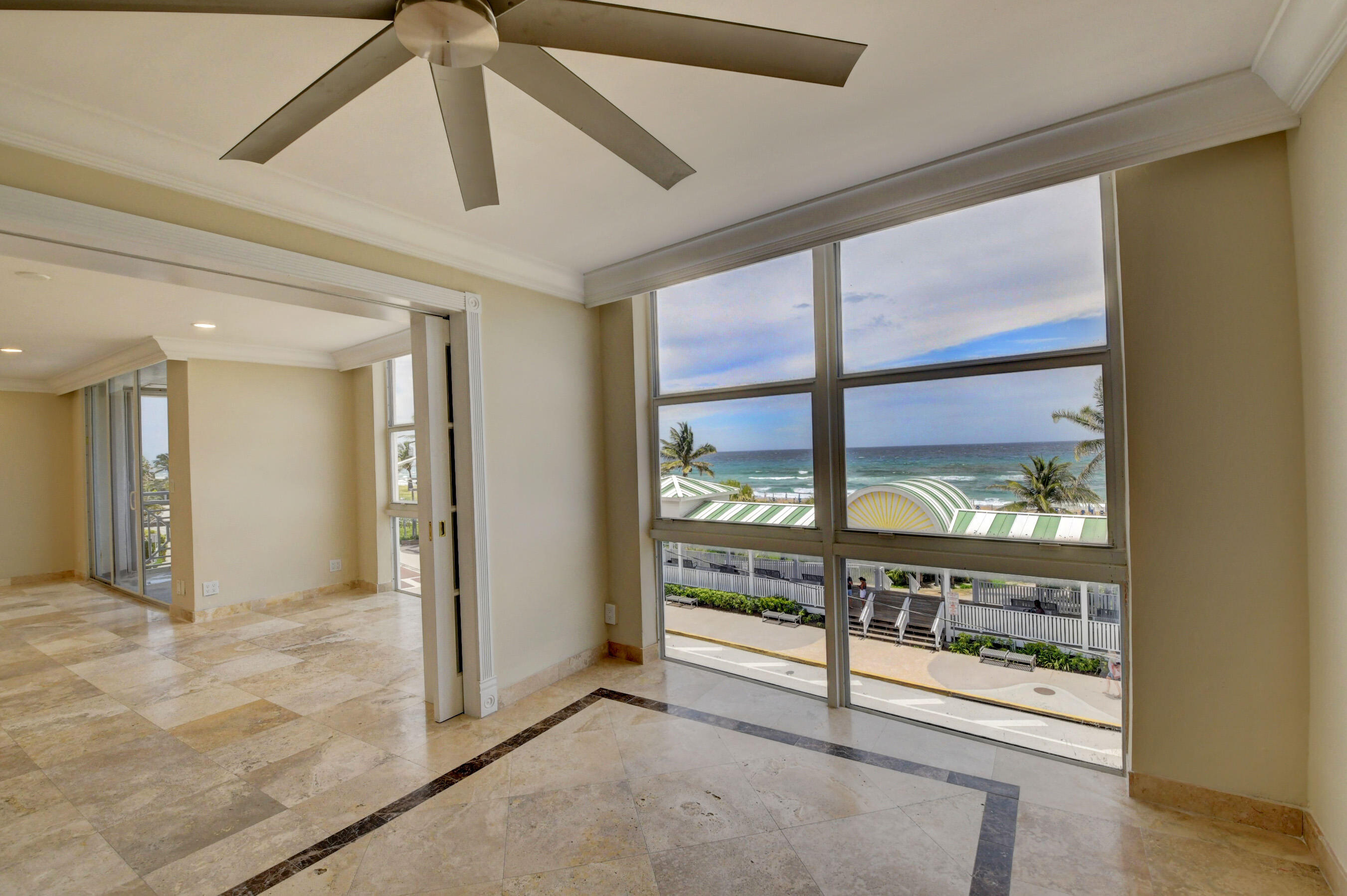 36 South Ocean Boulevard, Unit B3 Delray Beach, FL 33483 - Photo 30 of 47 a view of an entryway with a floor to ceiling window