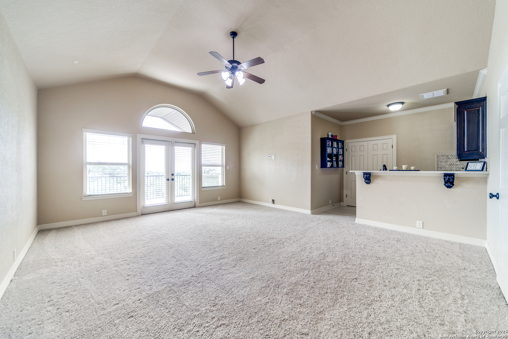 714 Ruidosa Downs Helotes, TX 78023 - Photo 25 of 42 a view of a livingroom with a kitchen