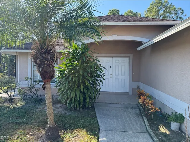 a plant that is in front of a house