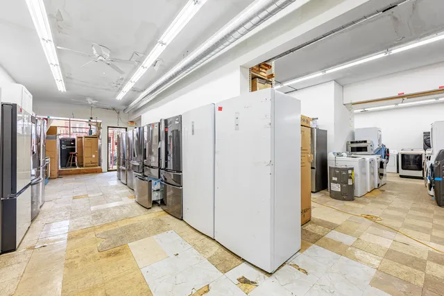 a view of storage and utility room