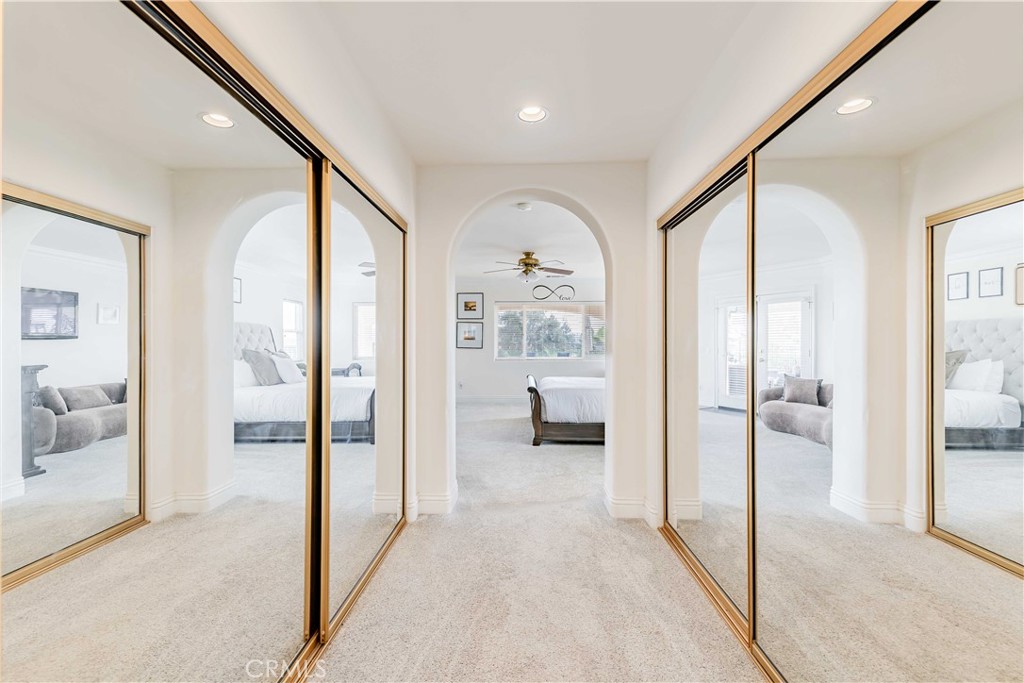 20491 Carancho Road Temecula, CA 92590 - Photo 20 of 64 a en suite bathroom with a glass door shower and a sink