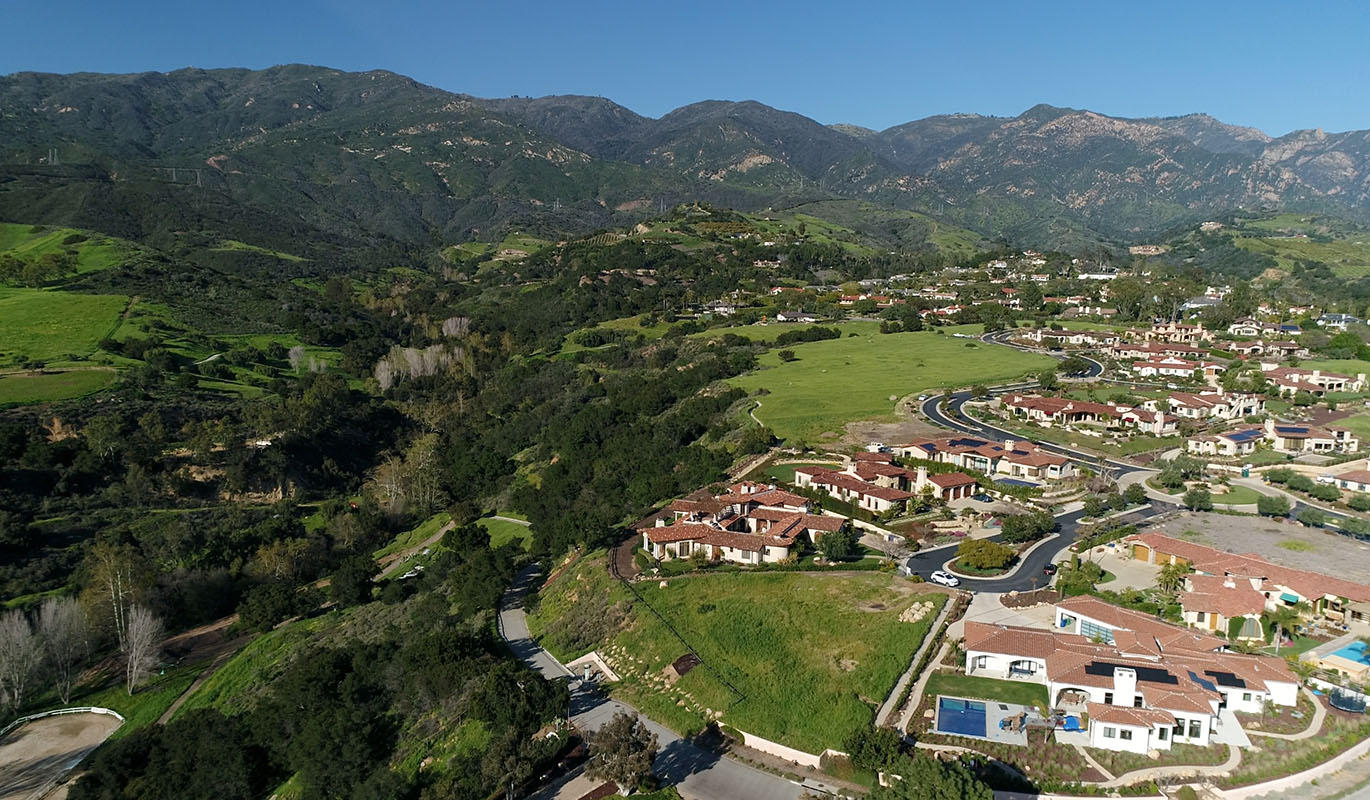 1368 Via Veneto Santa Barbara, CA 93111 - Photo 16 of 21 an aerial view of a house with a garden