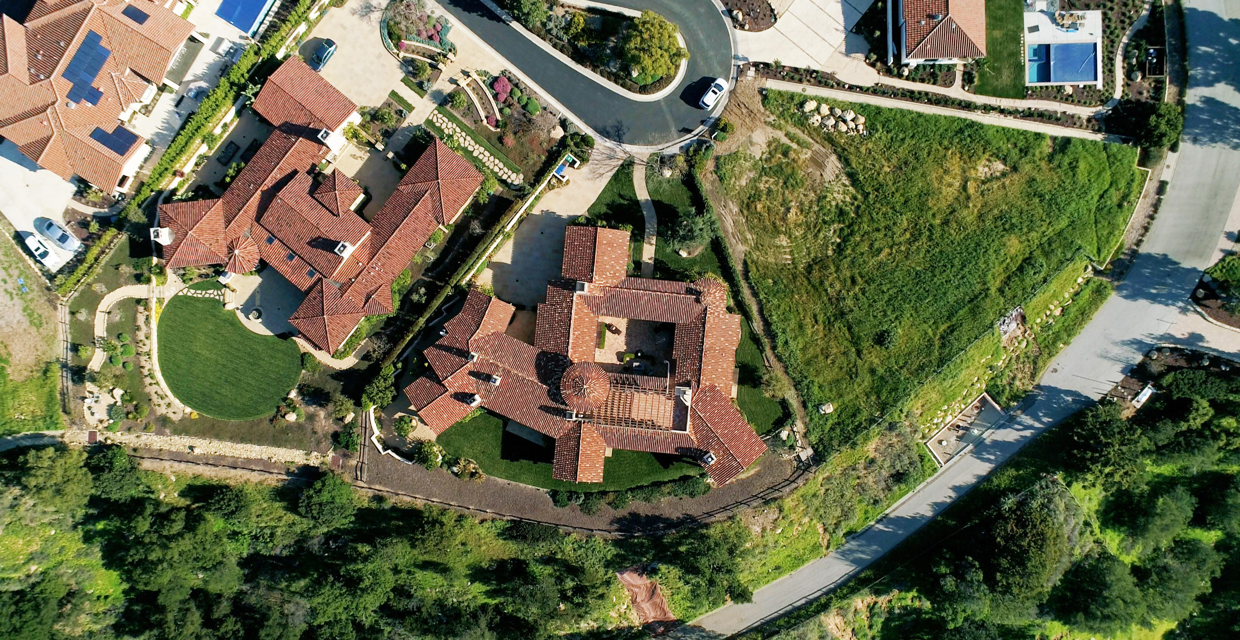 1368 Via Veneto Santa Barbara, CA 93111 - Photo 17 of 21 an aerial view of a house with a garden