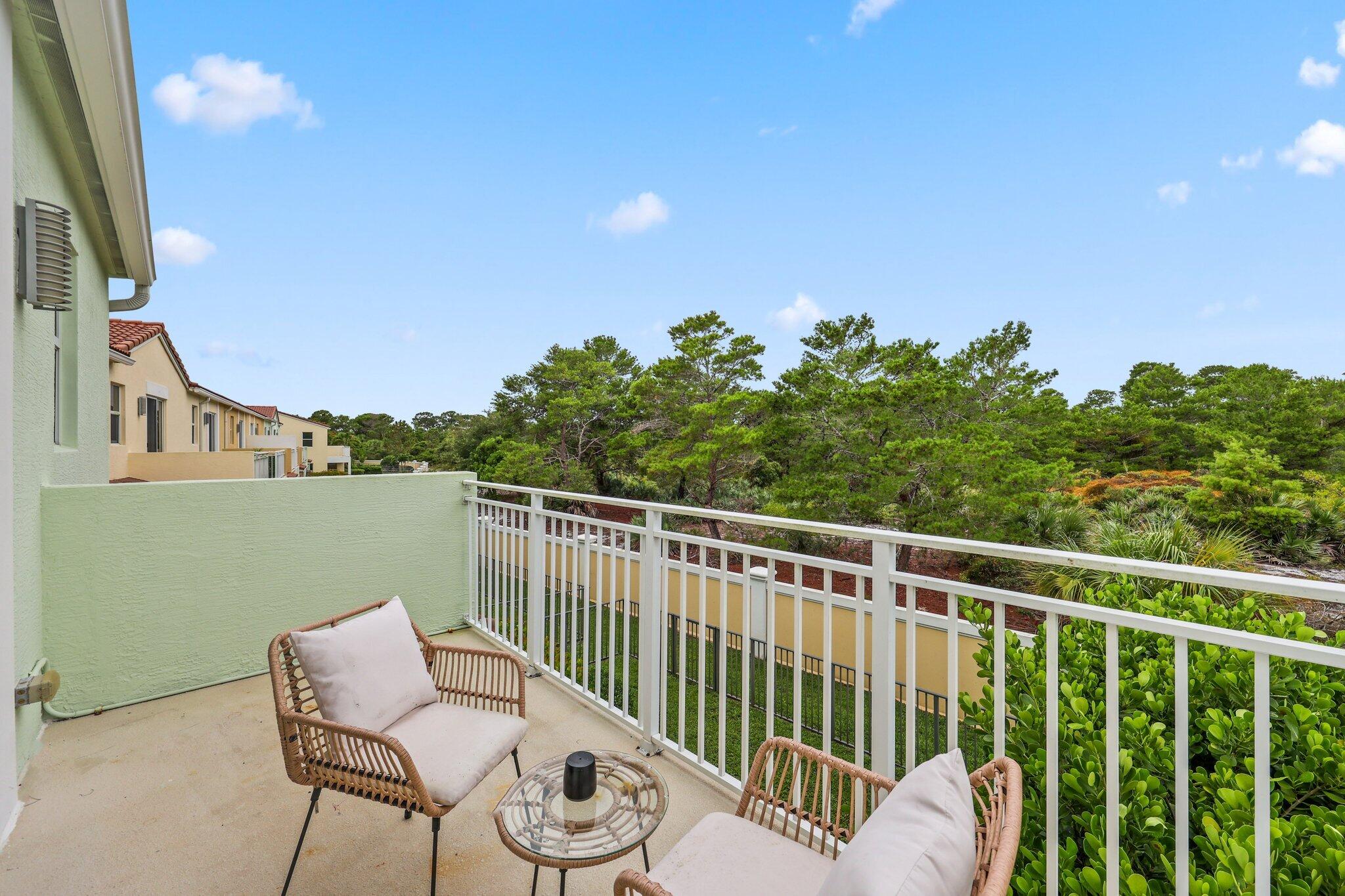 4873 Northwest 16th Terrace Boca Raton, FL 33431 - Photo 25 of 42 Balcony with Preserve Views