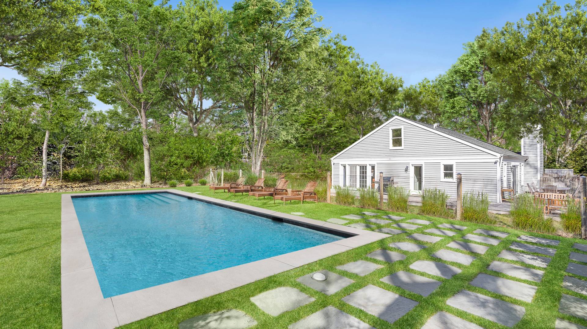 4 Arthur Avenue Bridgehampton, NY 11932 - Photo 1 of 13 a view of a house with pool