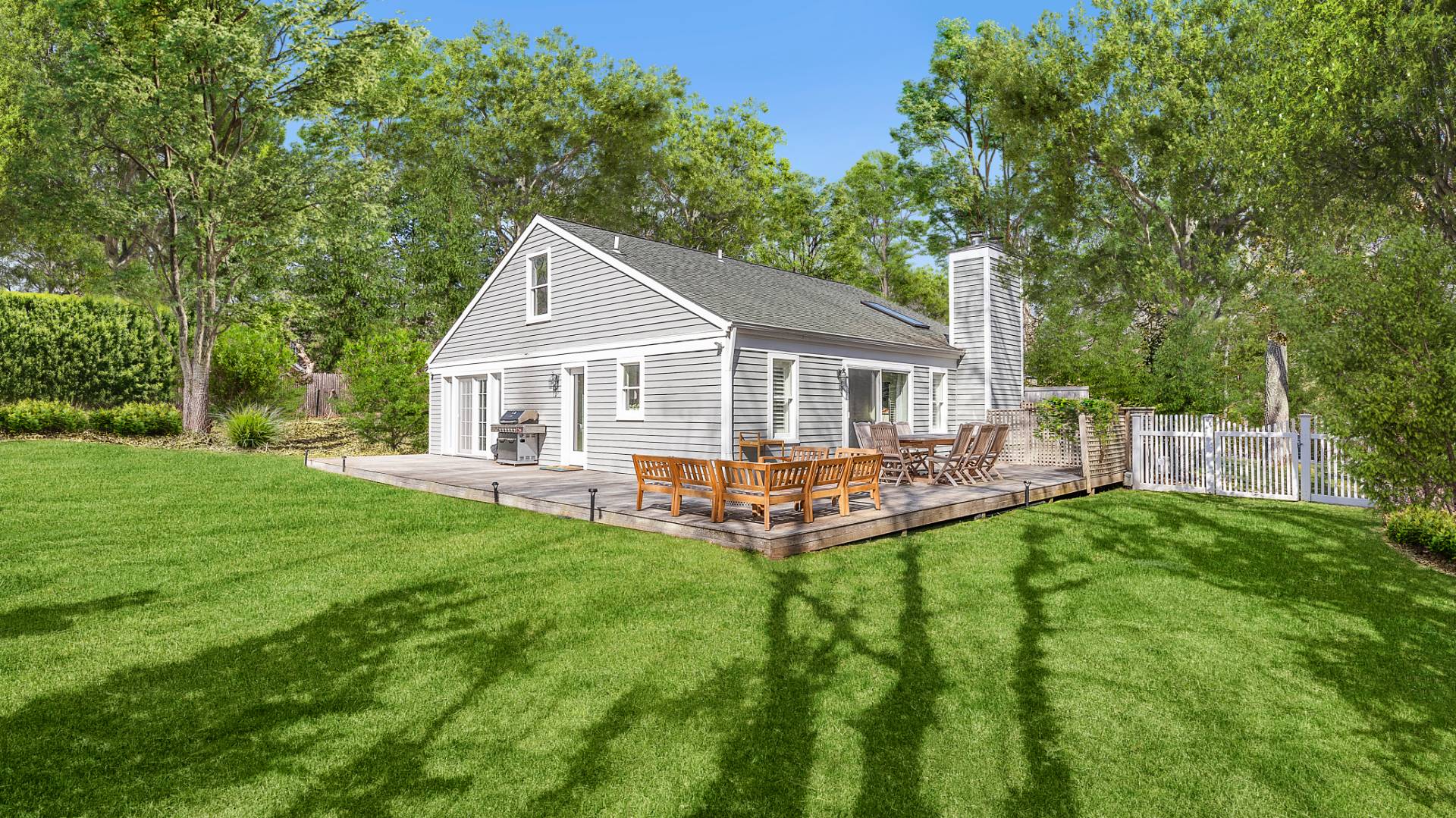 4 Arthur Avenue Bridgehampton, NY 11932 - Photo 13 of 13 a view of a house with a yard and porch