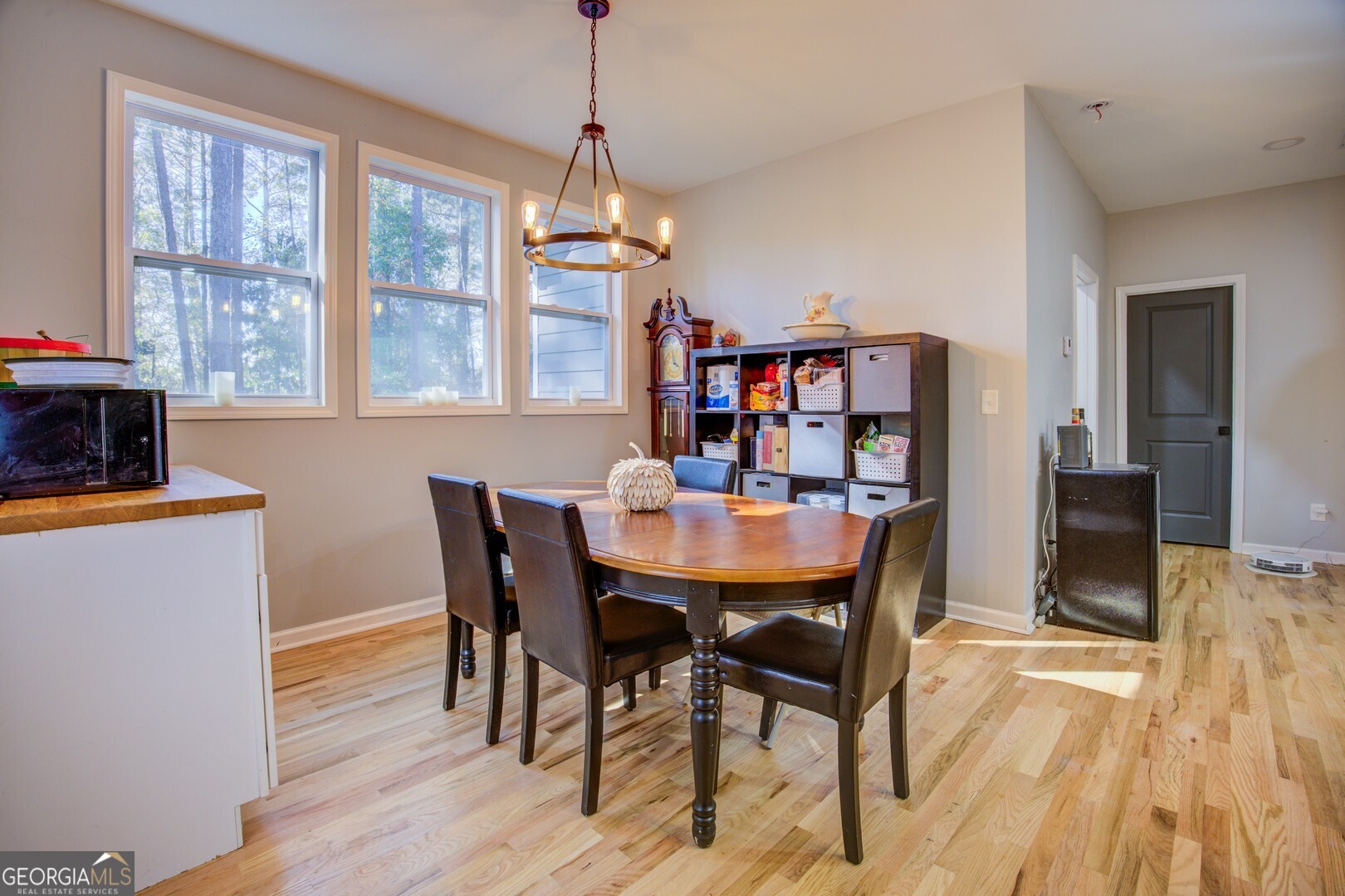 13 Goldfinch Circle Monticello, GA 31064 - Photo 19 of 44 a view of a dining room with furniture window and wooden floor