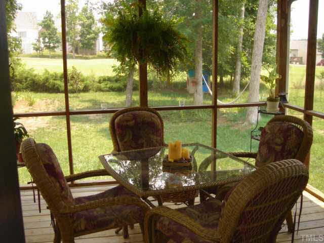 2140 Haig Point Way Raleigh, NC 27604 - Photo 8 of 10 A screened in porch. It is going to be your favorite spot when relaxing. The pleasant sounds of the birds and the sizeable backyard will be hard to stay away from. Enjoy getting away from it all and not even having to leave home.