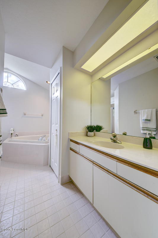 307 Abello Road Southeast Palm Bay, FL 32909 - Photo 14 of 30 Master Bath with Linen Closet