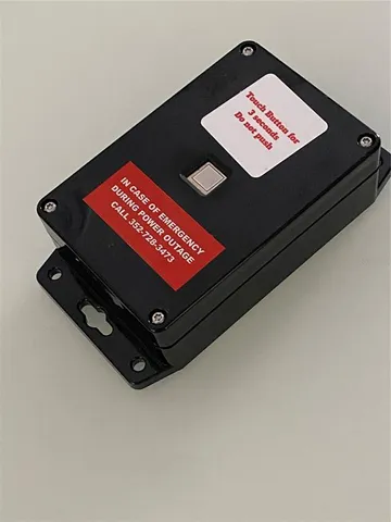 a lobby with furniture and floor to ceiling window