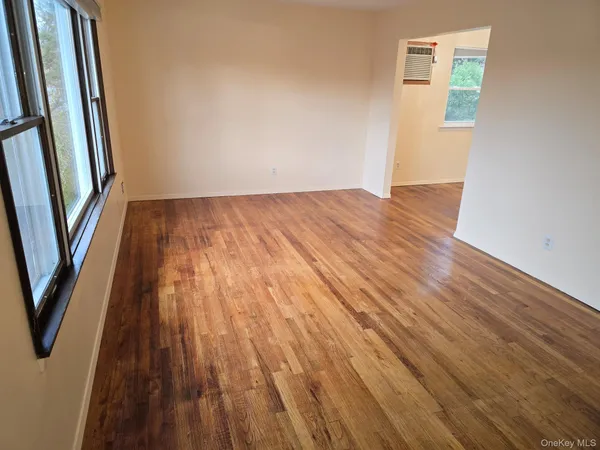 a view of wooden floor in a room