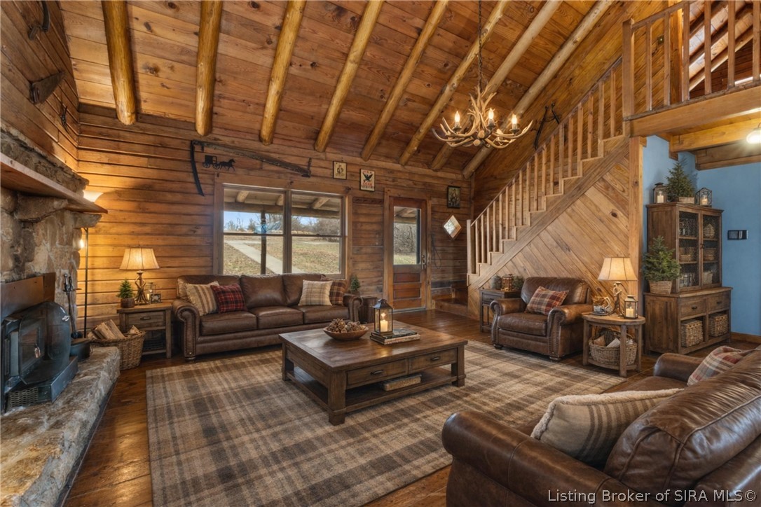 5819 Blunk Knob Road Elizabeth, IN 47117 - Photo 9 of 58 Living Room Virtually Staged