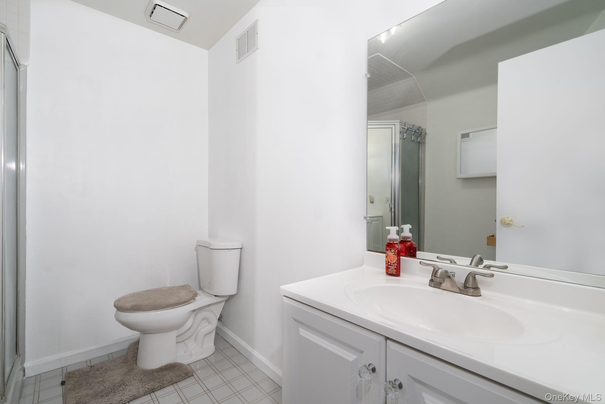 205 Ramapo Road, Unit H Garnerville, NY 10923 - Photo 22 of 31 a bathroom with a sink toilet and a mirror
