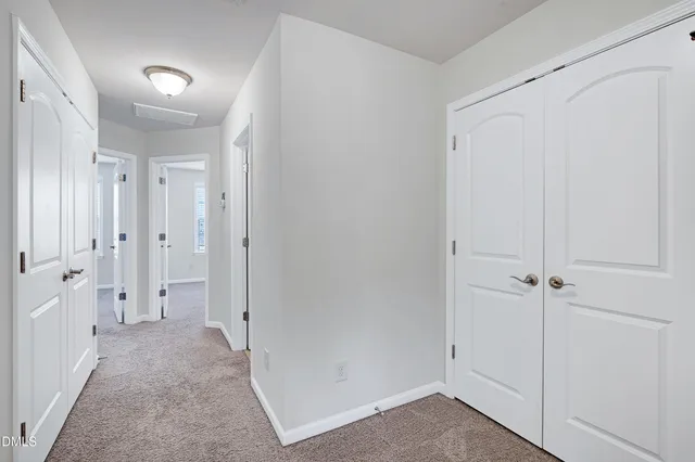 a view of a small space with window