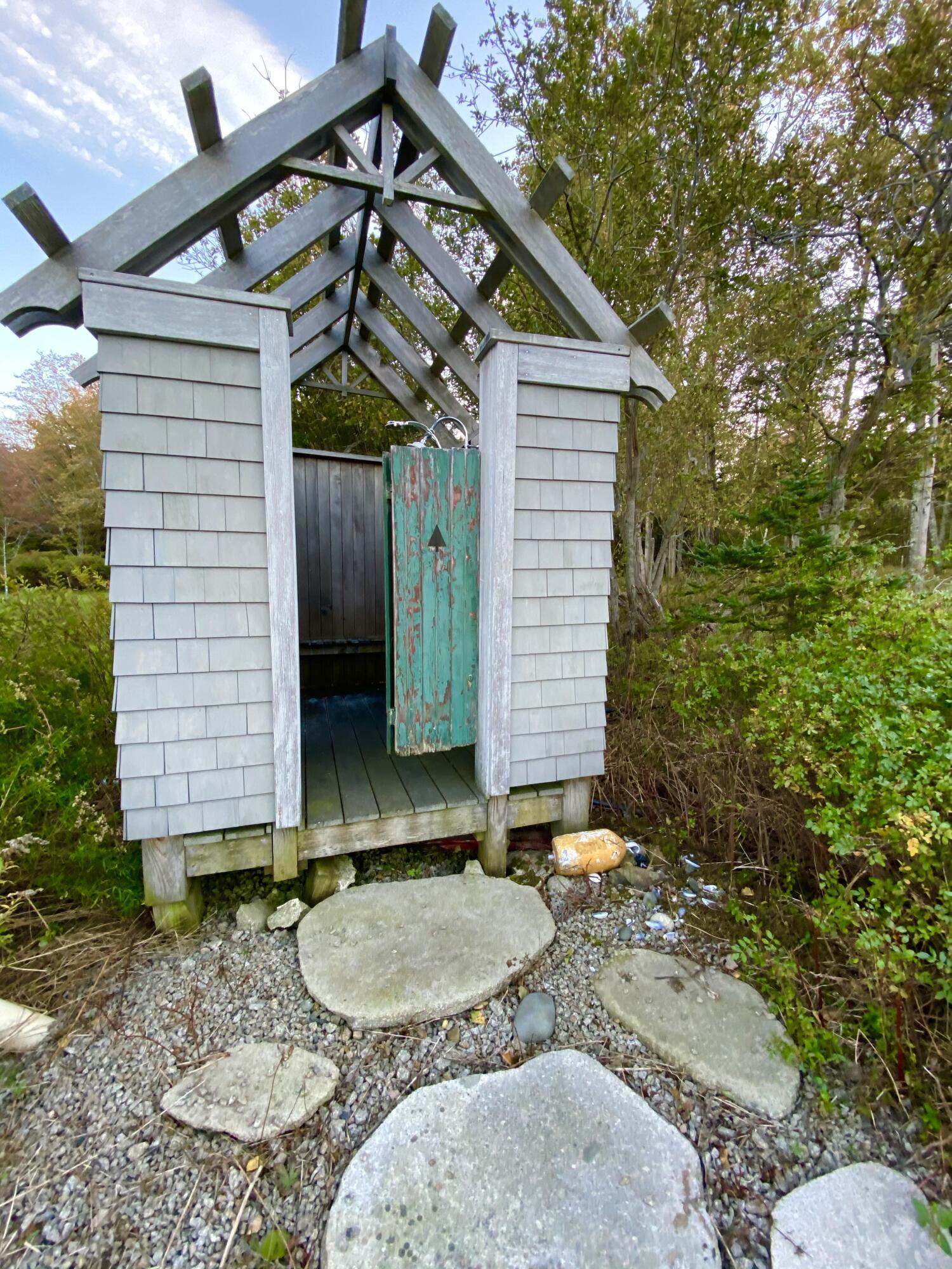 1502 North Haven Road Vinalhaven, ME 04863 - Photo 33 of 37 Hannan outside shower sized