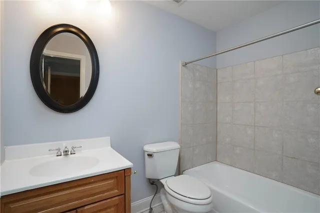 an aerial view of a city with lots of residential buildings