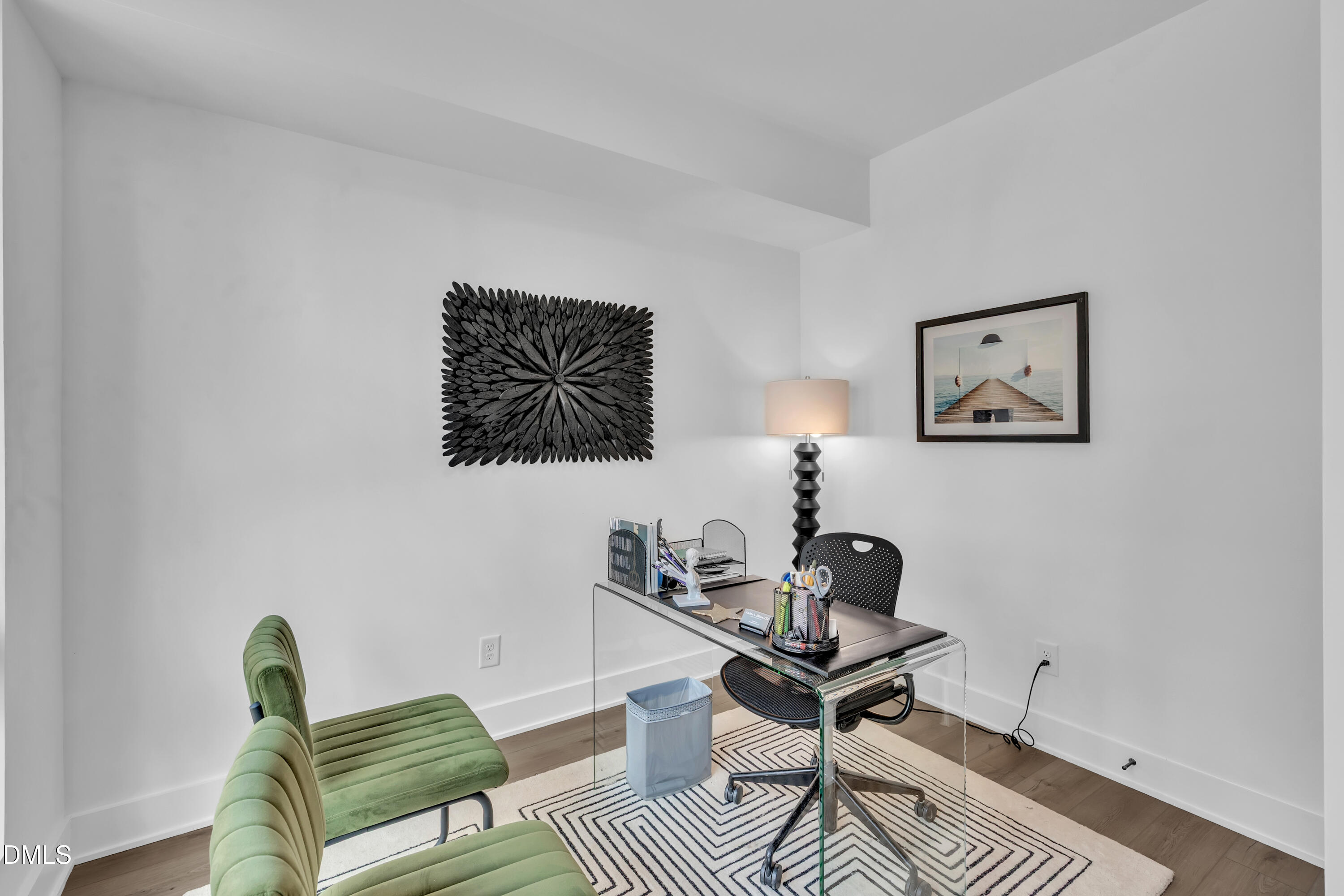 512 Gordon Street, Unit 1101 Durham, NC 27701 - Photo 4 of 32 a workspace with furniture and couch