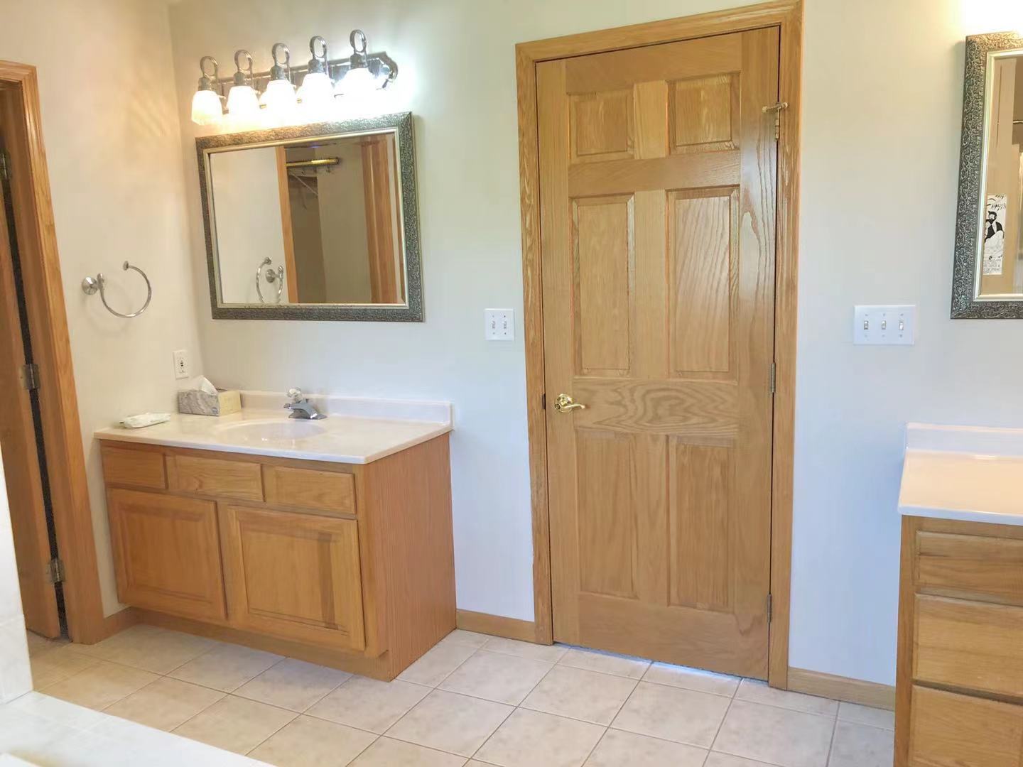 1381 Axcel Lane Sycamore, IL 60178 - Photo 22 of 39 a bathroom with a sink vanity and a mirror