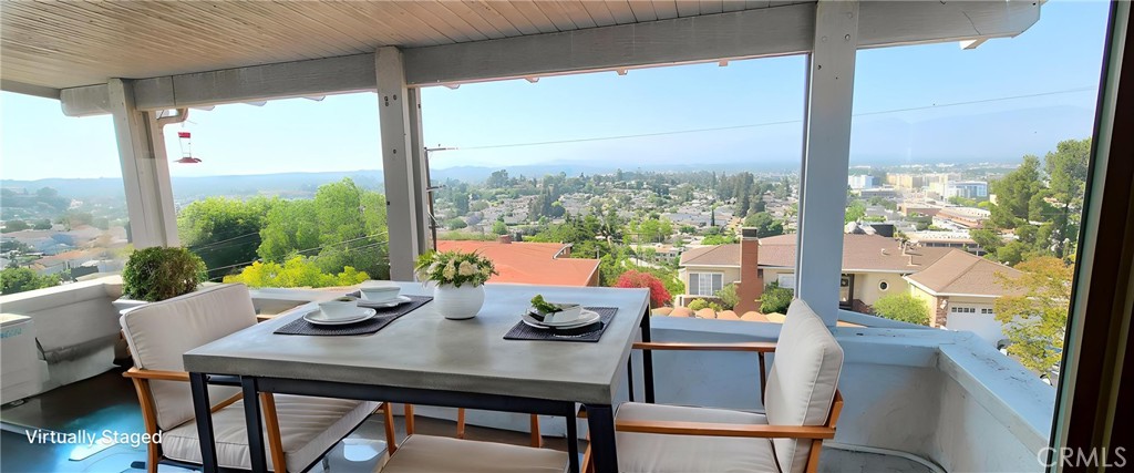 311 Montechico Drive Monterey Park, CA 91754 - Photo 13 of 73 View of LA Basin from private balcony off bdrm.