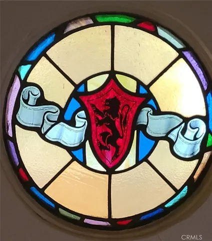 a view of a wooden door