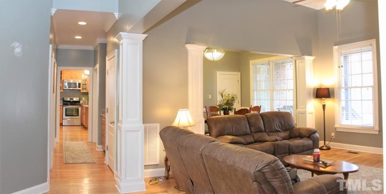 288 North Old Lantern Road Timberlake, NC 27583 - Photo 3 of 20 a living room with furniture and a large window