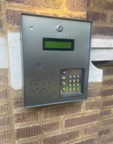 a view of front door