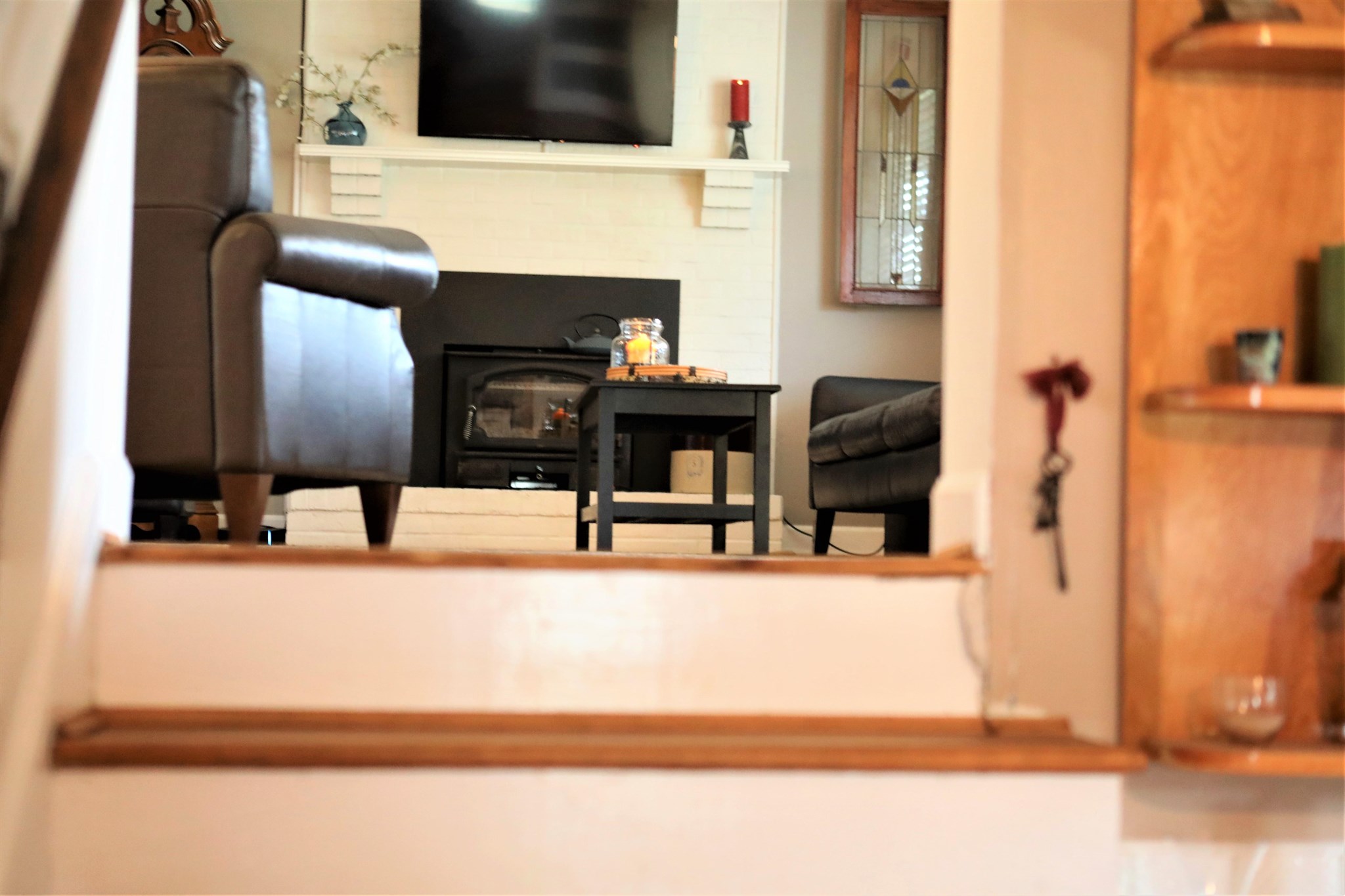 678 Ladd Road Fishersville, VA 22939 - Photo 54 of 75 a living room with furniture and a fireplace