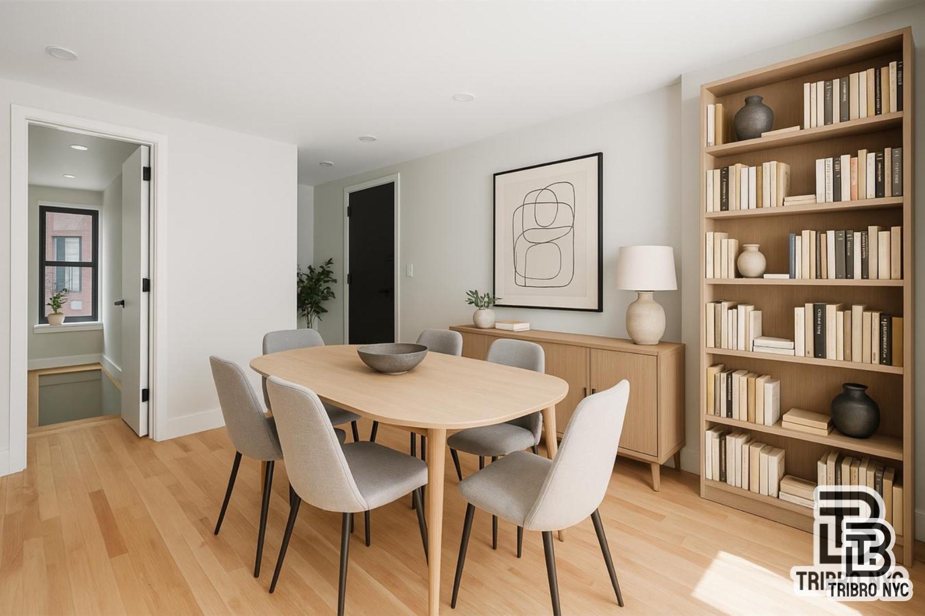 1731 Norman Street, Unit 1R Queens, NY 11385 - Photo 4 of 10 a view of a dining room with furniture and wooden floor