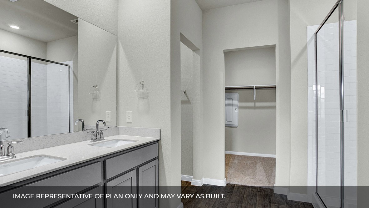 407 Robin Court Angleton, TX 77515 - Photo 10 of 22 a bathroom with a sink and a mirror