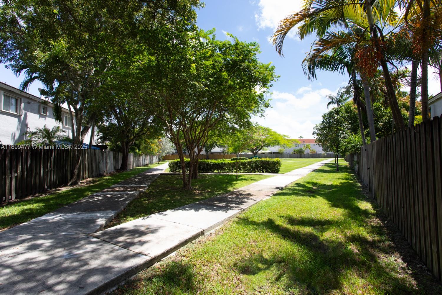 14219 Southwest 126th Place Miami, FL 33186 - Photo 25 of 26 a view of a yard with plants and a large tree