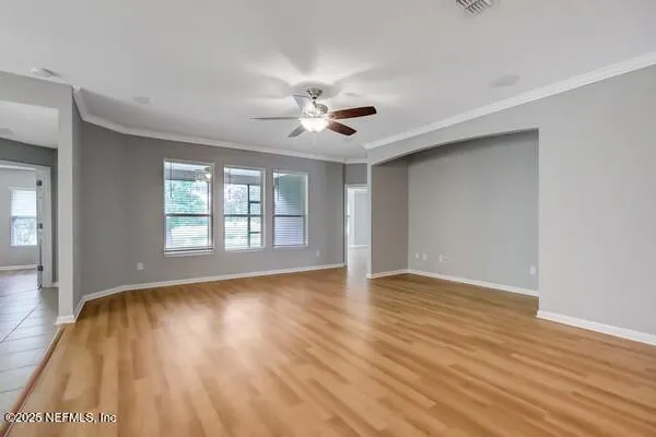 a view of an empty room