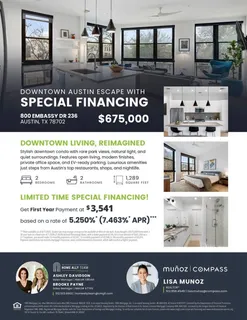 $585,000 | 800 Embassy Drive, Unit 236, Austin, TX 78702
