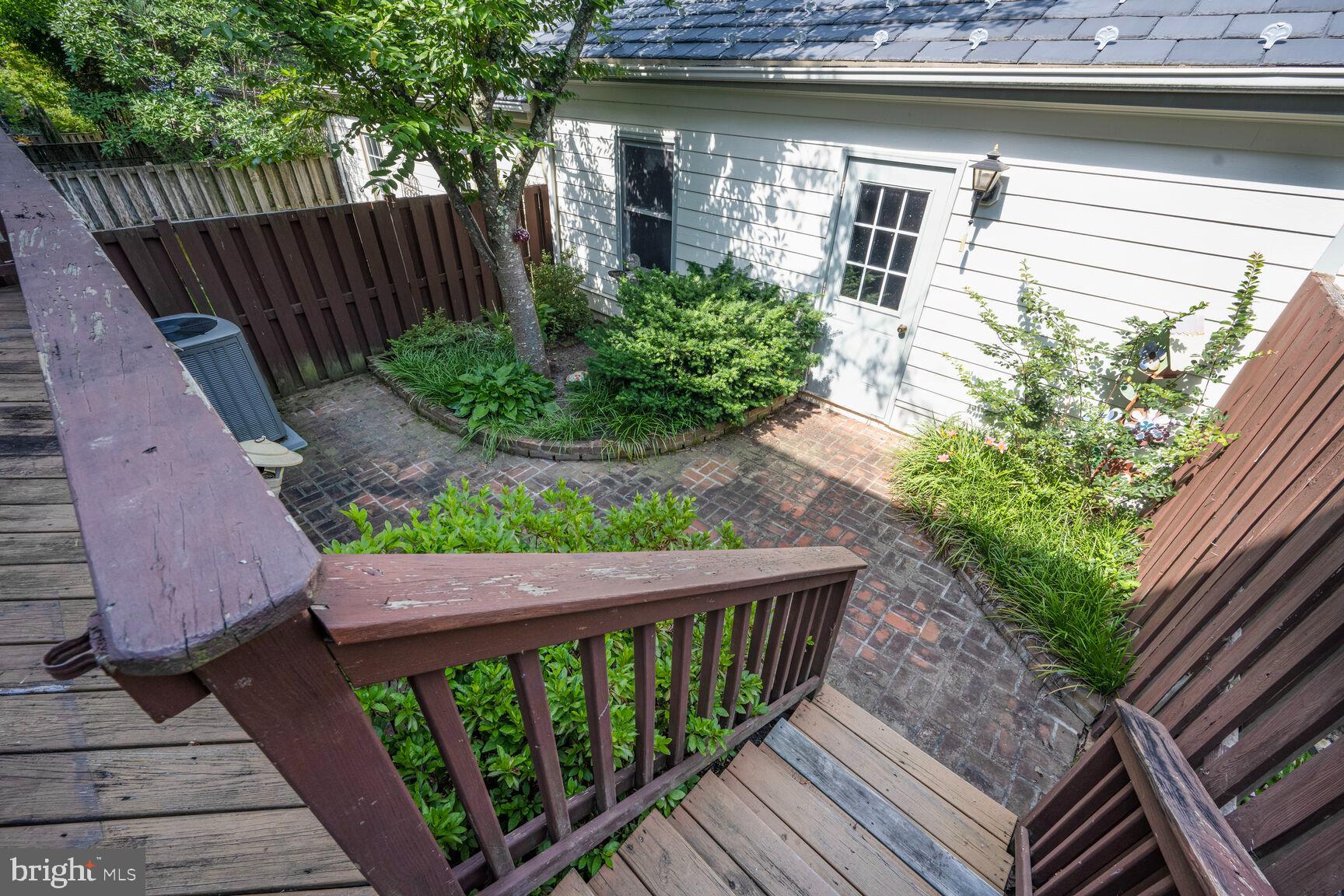 370 Hart Road Gaithersburg, MD 20878 - Photo 27 of 40 Small patio space between deck and garage