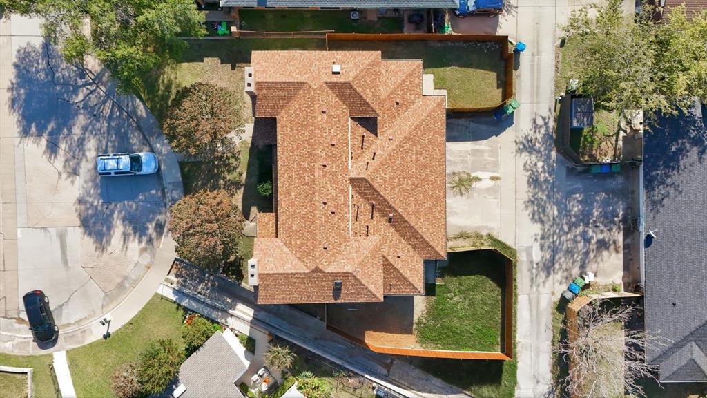2145 Willow Place, Unit B Carrollton, TX 75006 - Photo 36 of 39 an aerial view of residential houses with outdoor space