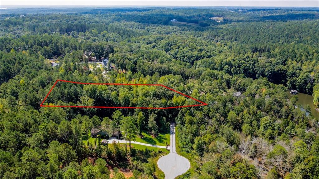 Lot 30 Harbor Point Seneca, SC 29672 - Photo 6 of 12 An aerial perspective reveals a generously proportioned, heavily wooded lot, ideal for a private retreat.