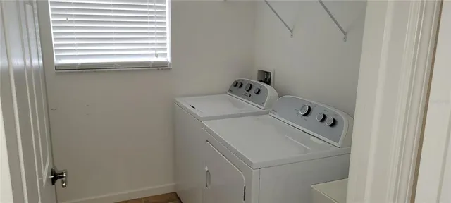 a view of a room with rack on the wall