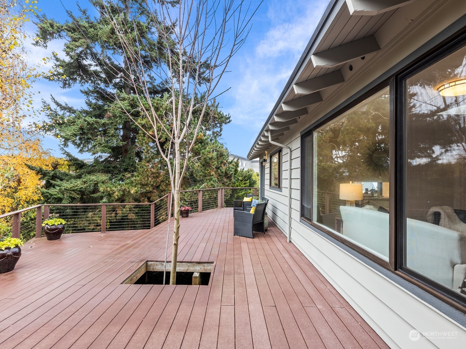 750 Northstream Lane Edmonds, WA 98020 - Photo 26 of 37 a view of outdoor space with wooden floor and outdoor seating