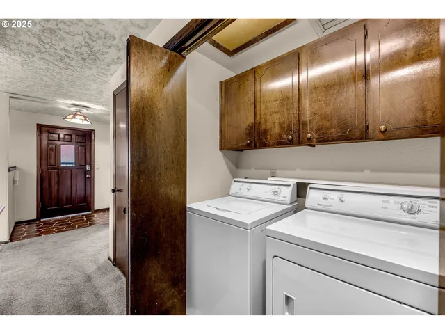 a view of an empty room with an empty space