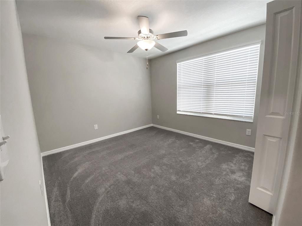 3816 Hanover Drive New Port Richey, FL 34653 - Photo 45 of 64 an empty room with windows and chandelier fan