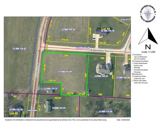 $57,500 | Lot 1 Horseshoe View Lane, Galena, IL 61036