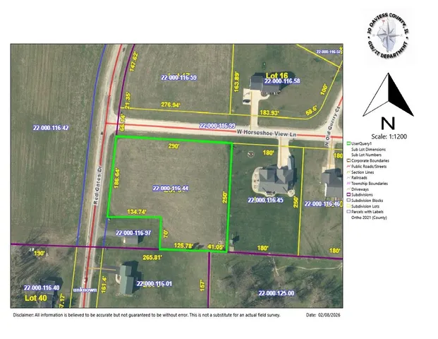 $57,500 | Lot 1 Horseshoe View Lane, Galena, IL 61036
