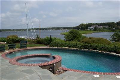 120 North Bay Road Osterville, MA 02655 - Photo 3 of 21 an aerial view of a residential houses with outdoor space and swimming pool