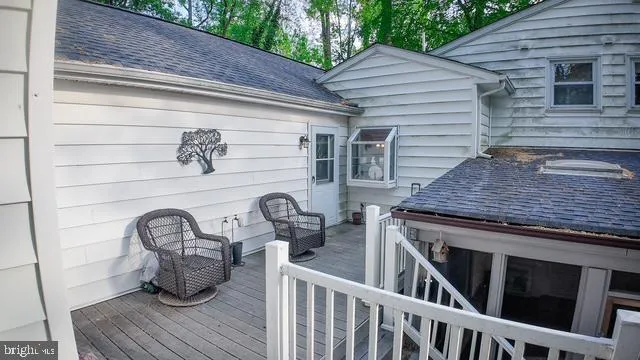 a view of balcony and deck