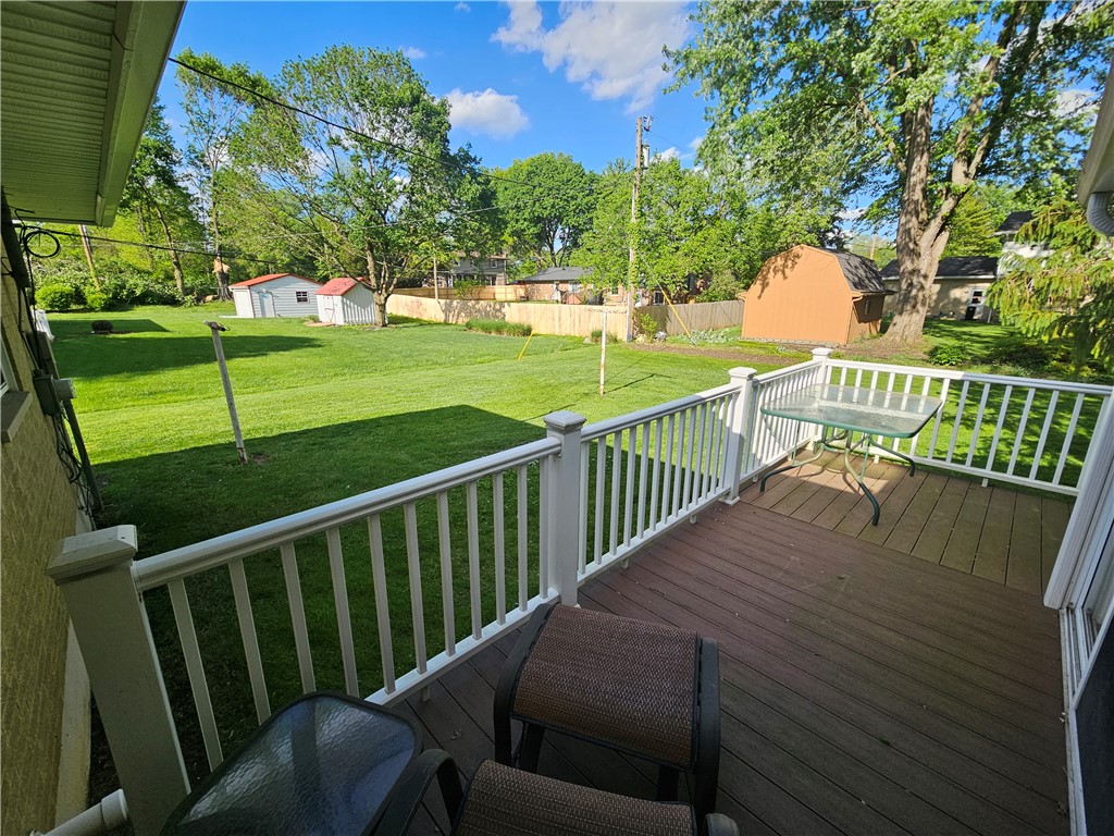 3998 Willowcrest Road Beavercreek, OH 45430 - Photo 23 of 41 This spacious deck overlooks a verdant yard, perfect for outdoor enjoyment.