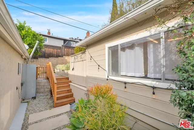 a view of outdoor space and deck