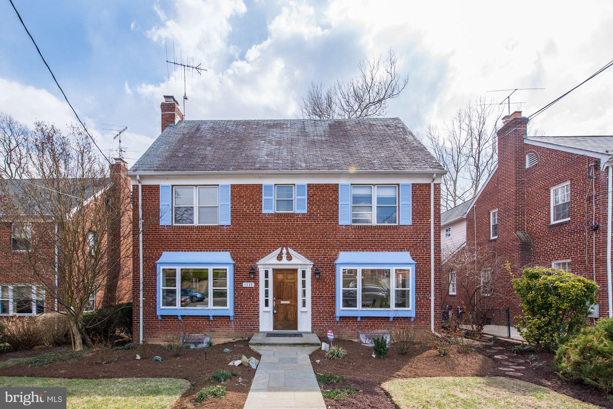 1534 Roxanna Road Northwest Washington, DC 20012 - Photo 1 of 30 Exterior (Front)