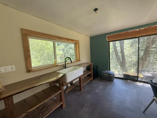 a room with natural light