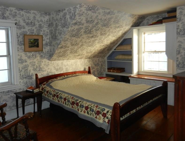 649 Naskeag Point Road Brooklin, ME 04616 - Photo 19 of 25 Master bedroom with built ins