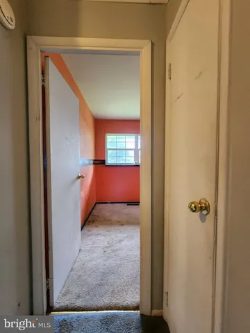 a view of an front door