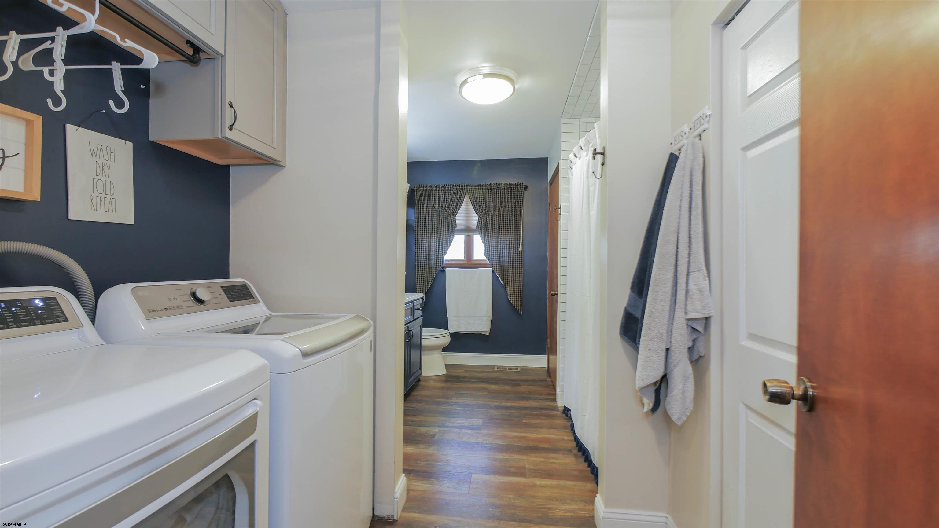 337 Broad Street Milmay, NJ 08330 - Photo 27 of 36 a view of a storage & utility room with a washer dryer